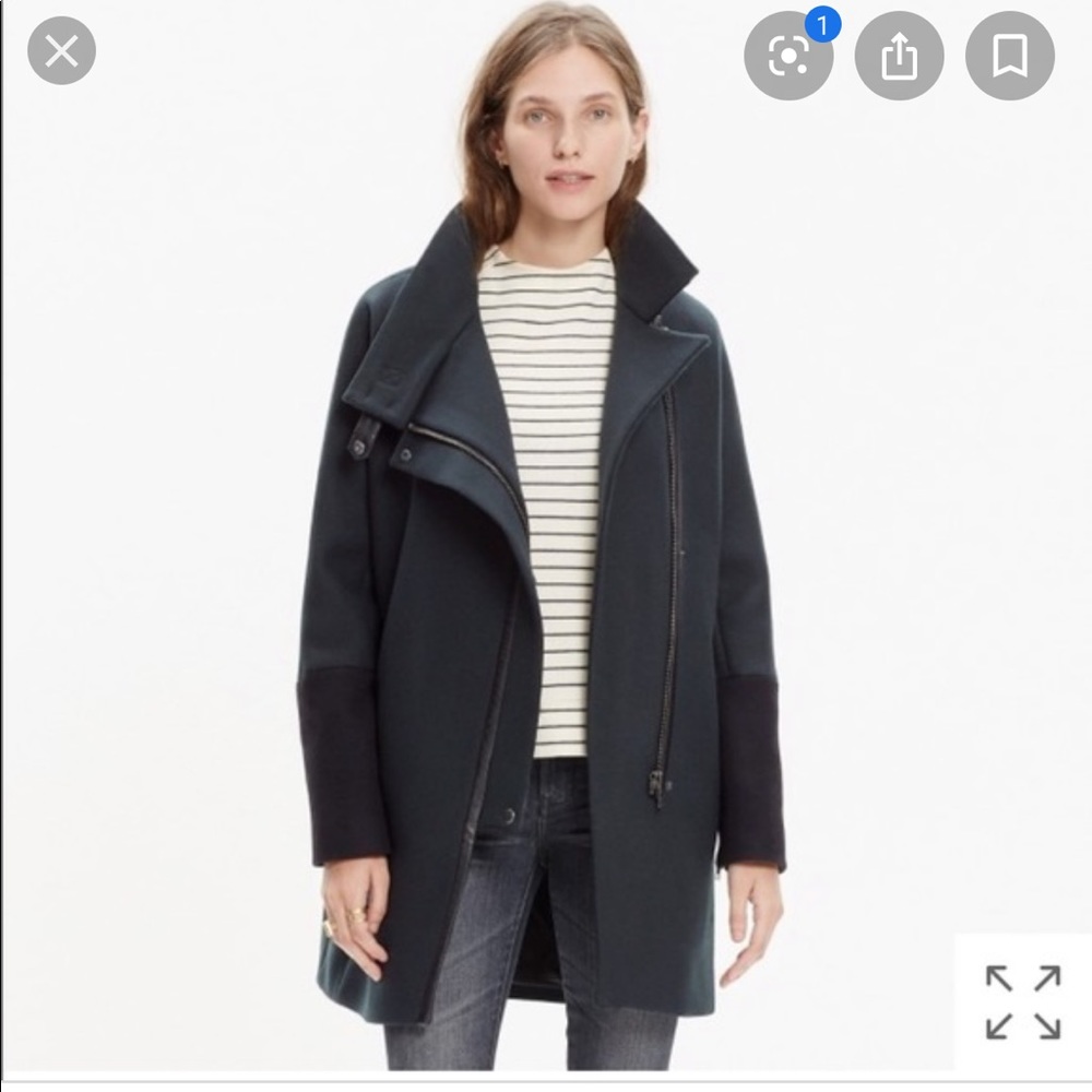 Madewell Colorblock Coat Size 4